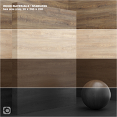 Material wood / veneer (seamless) - set 20