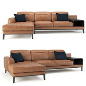 Cana Leather Sectional Sofa