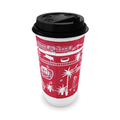 Paper cup for hot drinks