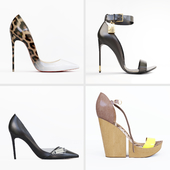 Set of women shoes