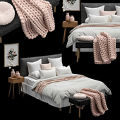 Scandinavian Bedroom Set 01