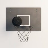 СПЭНСТ Баскетбольное кольцо и мяч (IKEA)