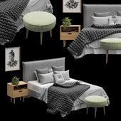 Scandinavian Bedroom Set 02