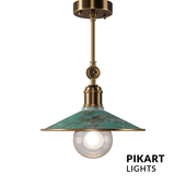 Brass lamp ART 351 from Pikartlights