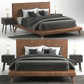 Mod Leather Bed Bed West Elm