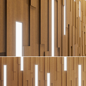 Wall Wooden Stripes
