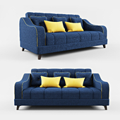 Sofa Sheffild Velvet Navy Blue