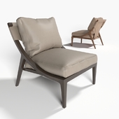 Armchair RACERBACK LOUNGE CHAIR from Baker