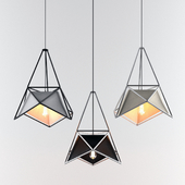Modern geometric pendant lighting