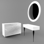 Chest of drawers and dressing table Cloud from Ogogo-obstanovochka