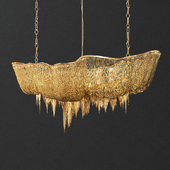 Terzani Atlantis Gold Chandelier