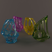 color vases