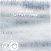 Wet glass - drops in the rain 2