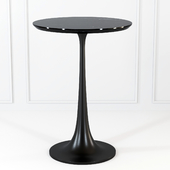 Nero Black Marble Accent Table by Crate and Barrel