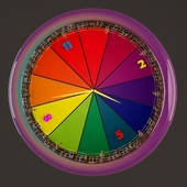 color circle clock