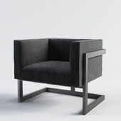 Eichholtz Mendoza Chair Black Velvet