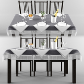 Table and chair set