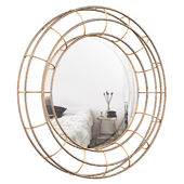 Bronze Round Accent Mirror BRAY8175