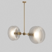 Ross Gardam NEBULAE chandelier gold 2