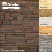 Facade panels from the manufacturer Döcke / Collection STEIN