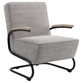 Crosby Accent Chair - Gray by Apt.1710