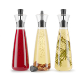 Decanter for vegetable oil and vinegar Oil / vinegar carafe Drip-free