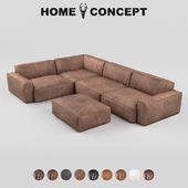 OM Nirvana&#39;s large corner modular sofa, Nirvana Sectional Group Large