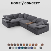 OM Corner modular sofa Alto, Alto Sectional Group