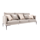 The upholstered sofa Segno