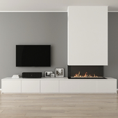 Fireplace with decor 31