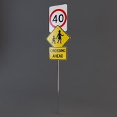 Crossing sign