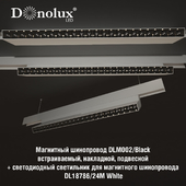 Luminaire DL18786_24M for magnetic busbar trunking