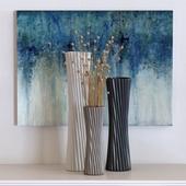 Brimfield & May Contemporary Tapered Ceramic Vases