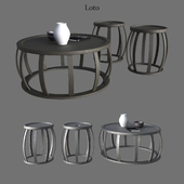 B&B Italia Maxalto Coffee Small Tables Loto