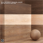 Material wood / veneer / (seamless) - set 34