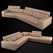 Sectional leather sofa factory GAMMA collection GAMMA SOLEADO