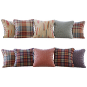 A set of pillows with fabrics Sanderson 01 (Pillows Sanderson 01 YOU)