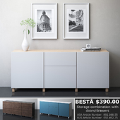 IKEA BESTA Комбинация для хранения с ящиками