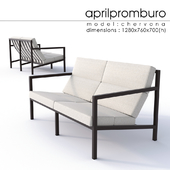 "ОМ" Aprilpromburo Chervona 2-seat sofa