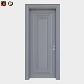 grey door