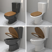 The royal black or white toilet