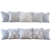 Set of pillows with Jab Damasco 01 fabrics (Pillows Jab Damasco 01 YOU)