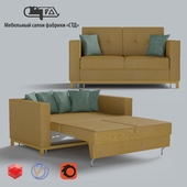 OM Sofa bed "Luxury-1 Slim". Models from the Factory of upholstered furniture "STD".