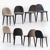 Softshell side chair by Vitra