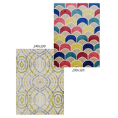 Temple and webster:Fish Scale Design Rug, Mesa Cream Rug