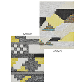 Temple and webster:Margot Flatweave Cotton & Wool Rug, Helene Flatweave Cotton & Wool Rug