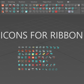 ICONS FOR RIBBON 3DSMAX