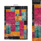 Temple and webster:Humes Vintage Patchwork Persian Wool Rug