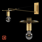 RH Utilitaire Disk Swing-Arm Sconce