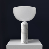 Настольный светильник, бра Kizu table lamp White Marble, Large by New Works